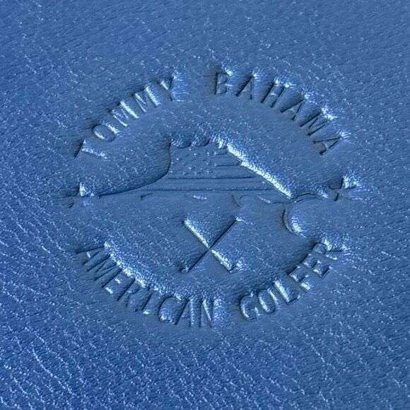 Tommy Bahama American Golfer leather passport score card holder - Picture 2 of 8